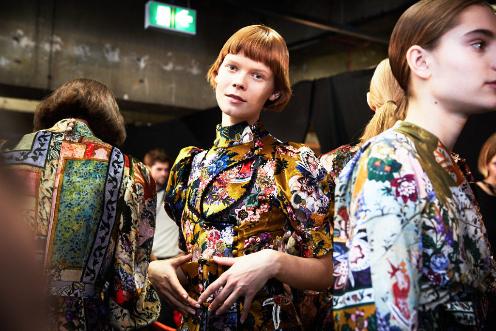 LFW AW17 Erdem backstage Ambra Vernuccio The Upcoming 31