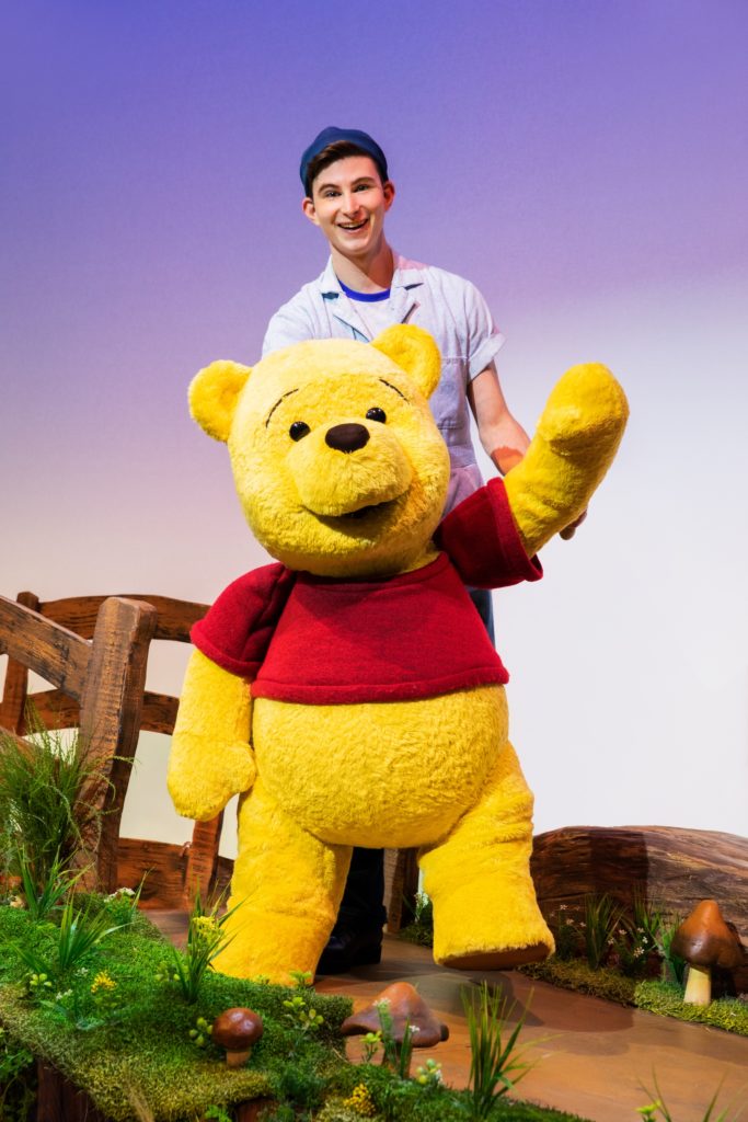 Jake Bazel in the New York production of Winnie the Pooh